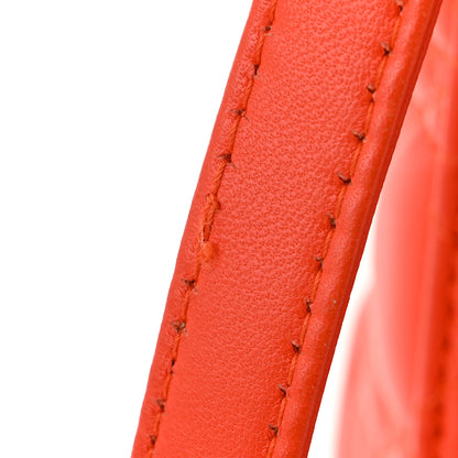 Christian Dior Lambskin Cannage Medium Lady Dior Orange 13 of 13