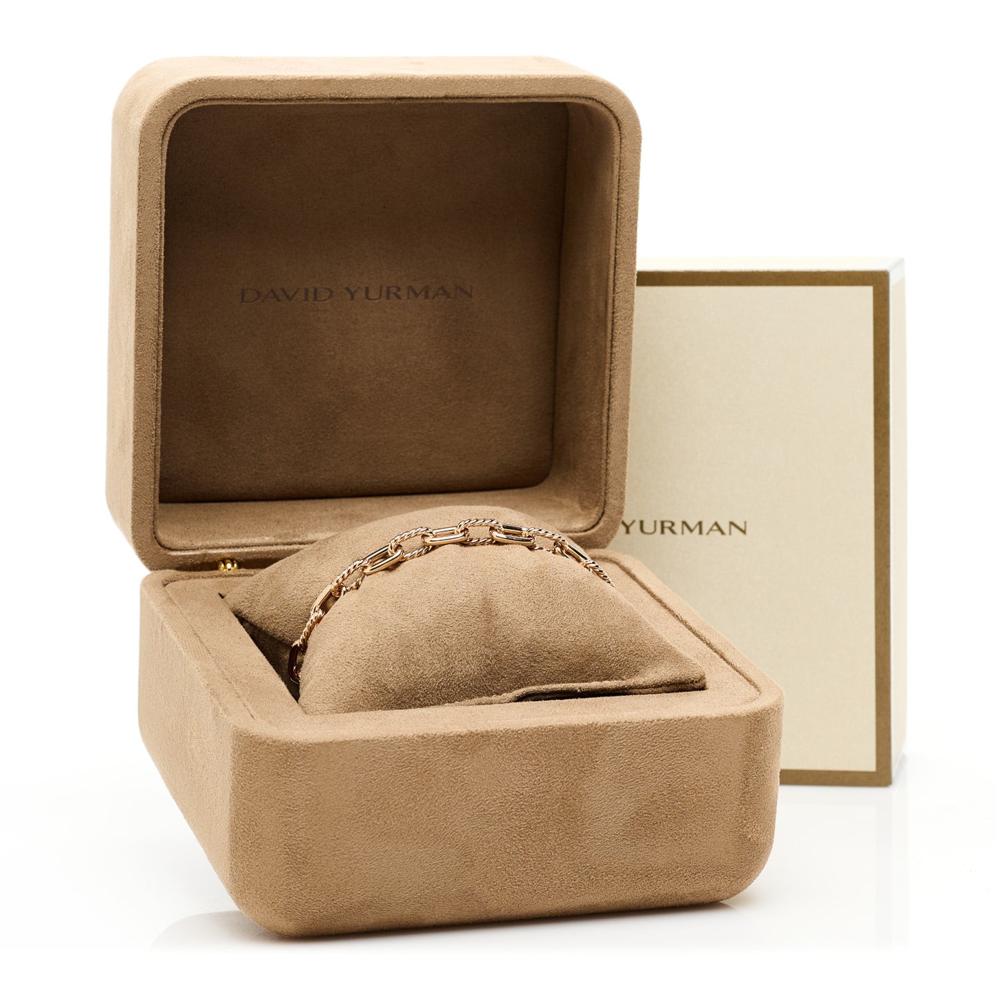 18K Rose Gold 6mm Madison Classic Chain Bracelet