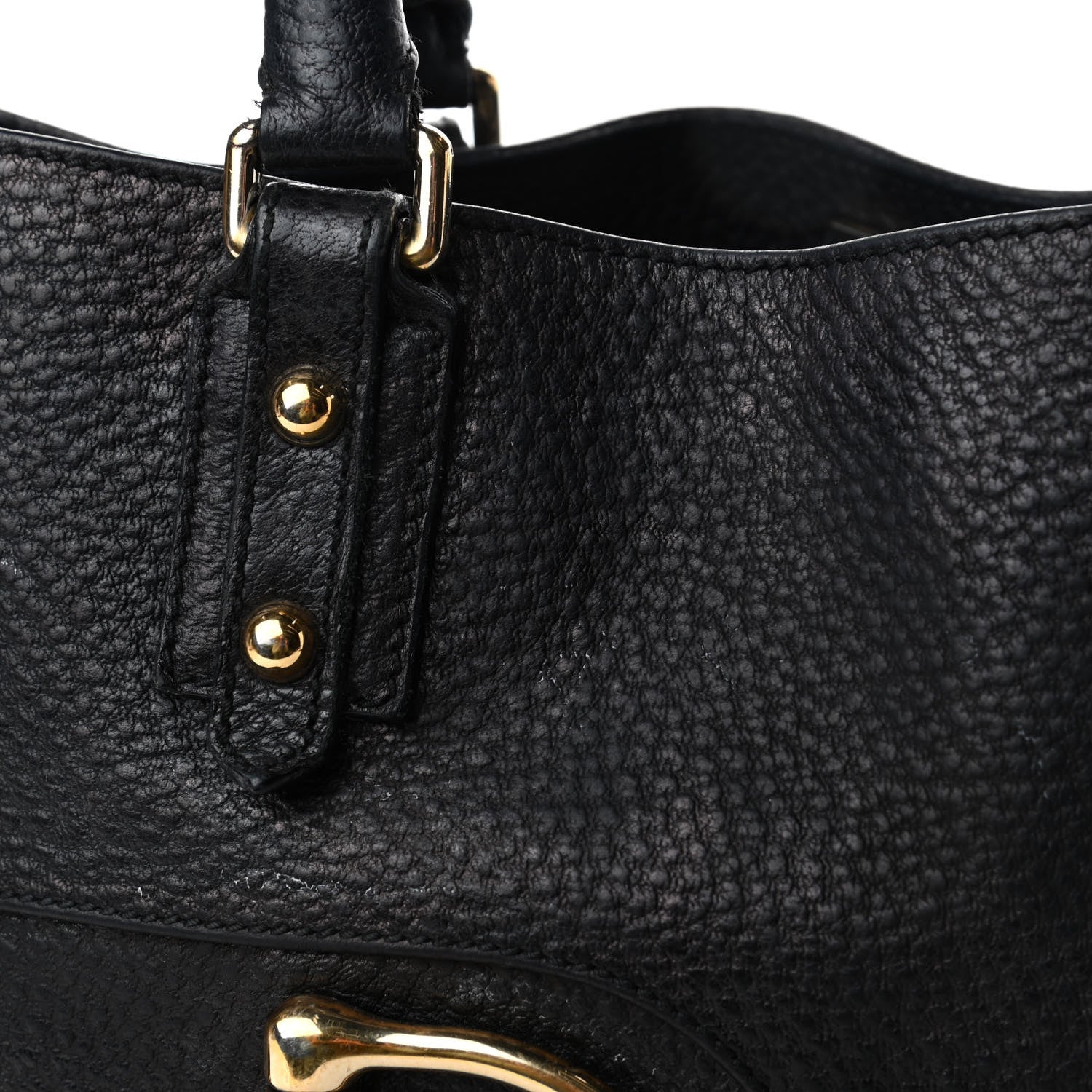 Gucci Calfskin Medium Hasler Tote Black 7 of 7