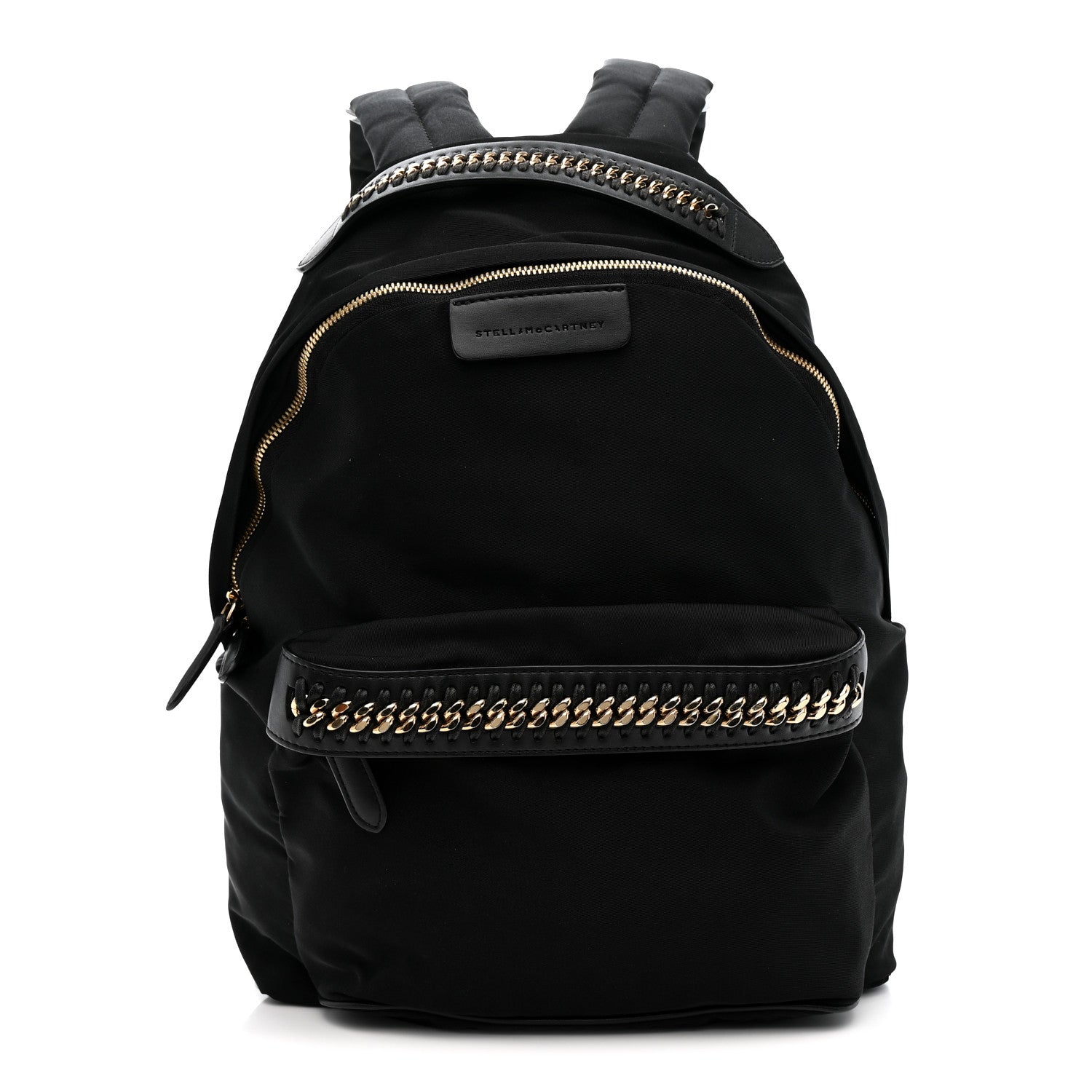 Stella McCartney Nylon Eco Alter Nappa Mini Falabella GO Backpack Black 1 of 10
