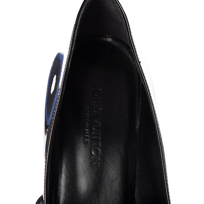 Louis Vuitton Patent Uniformes Silhouette Pumps 37.5 Black 8 of 11