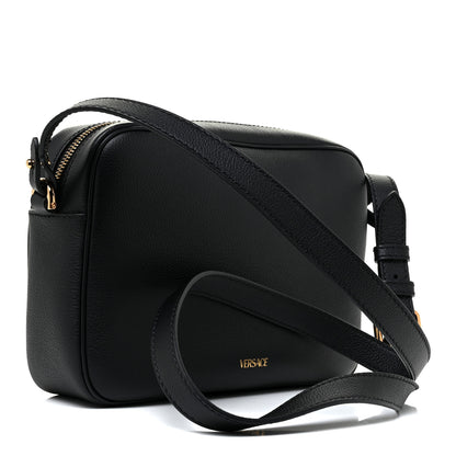 Versace Grained Calfskin Medusa Camera Bag Black 3 of 10