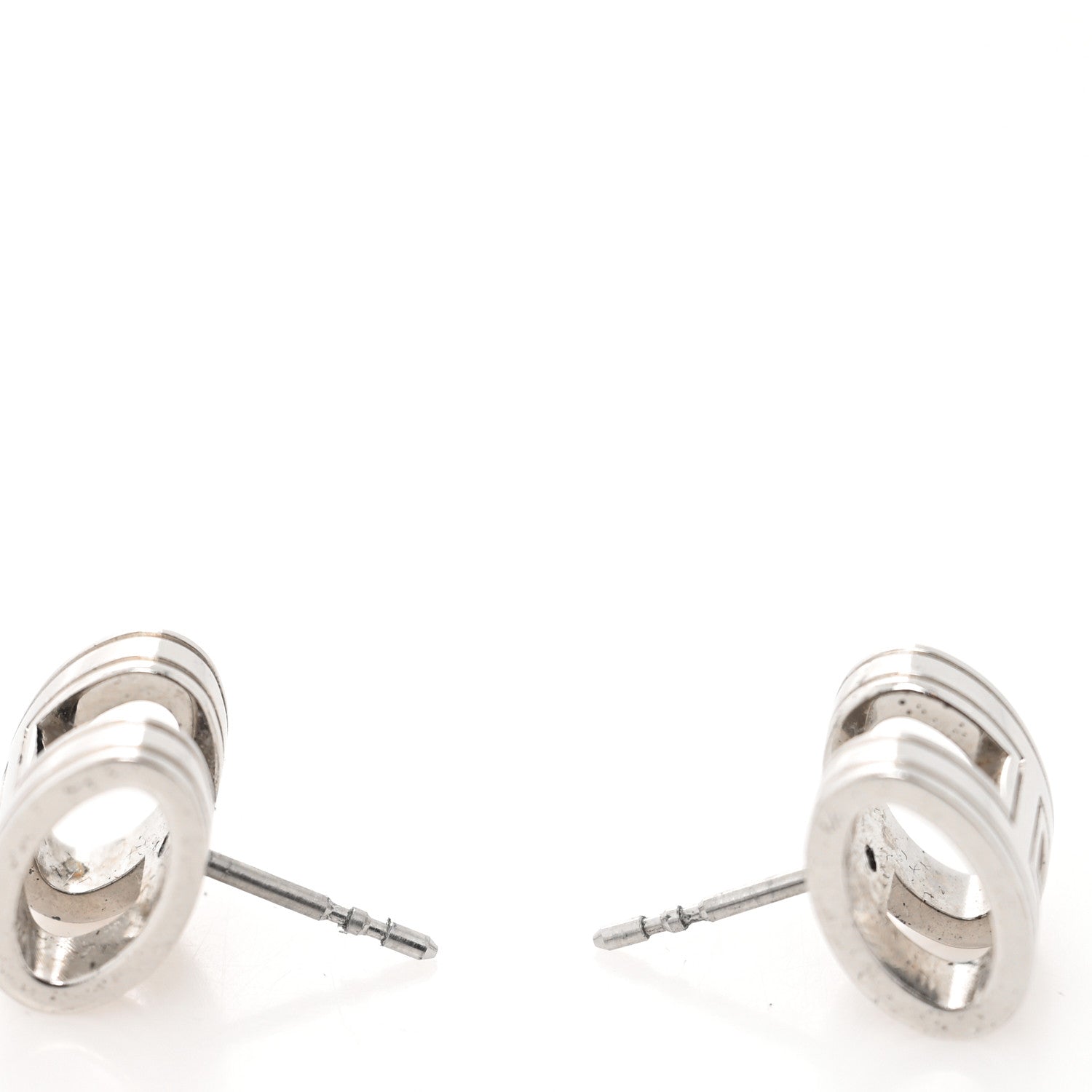 Hermes Palladium Pop H Earrings 3 of 4