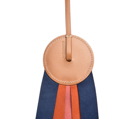 Hermes Vache Hunter Milo Lambskin Paddock Flot Bag Charm Rose Azalee Coraline Bleu de Malte 5 of 6