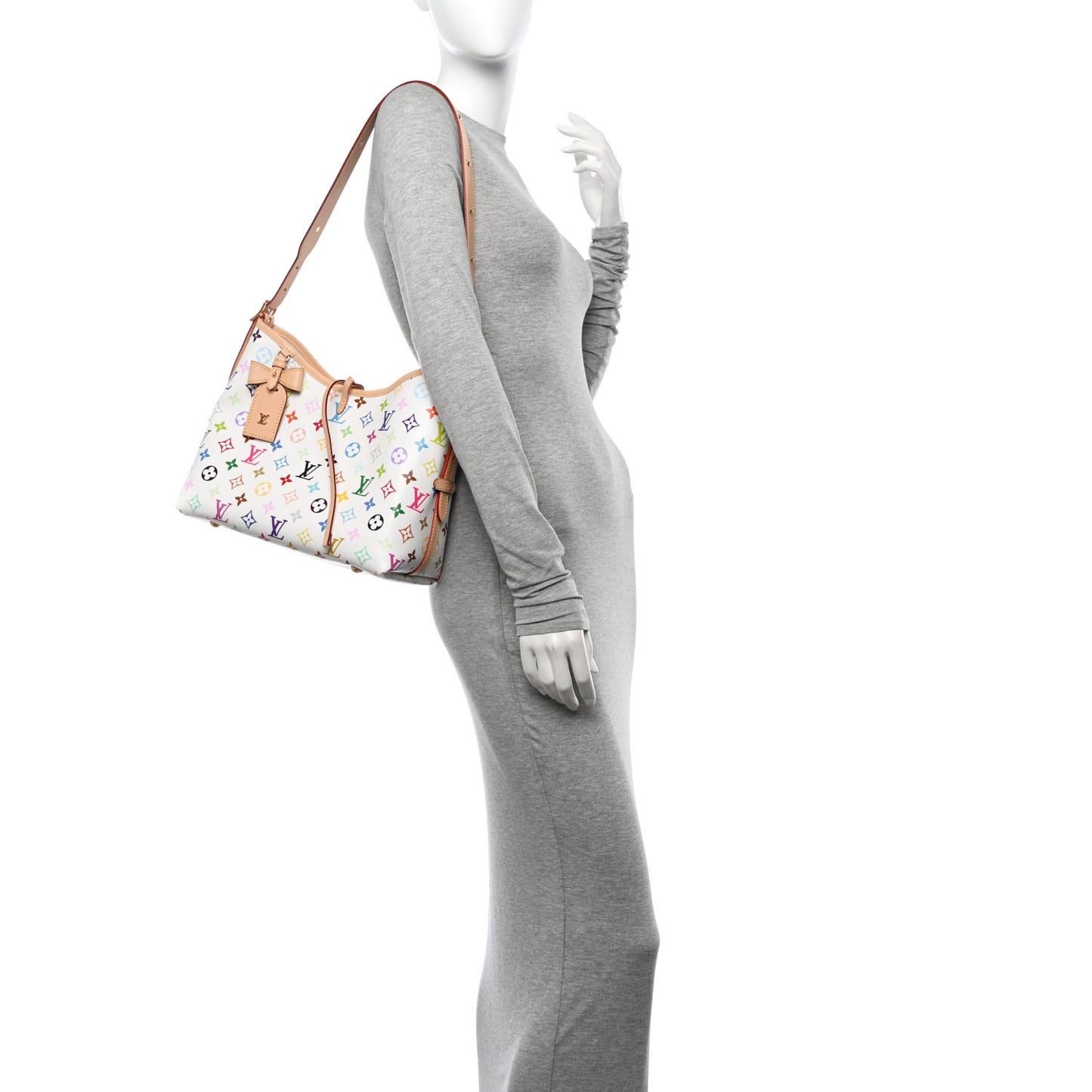 LV X TM Monogram Multicolor CarryAll PM White
