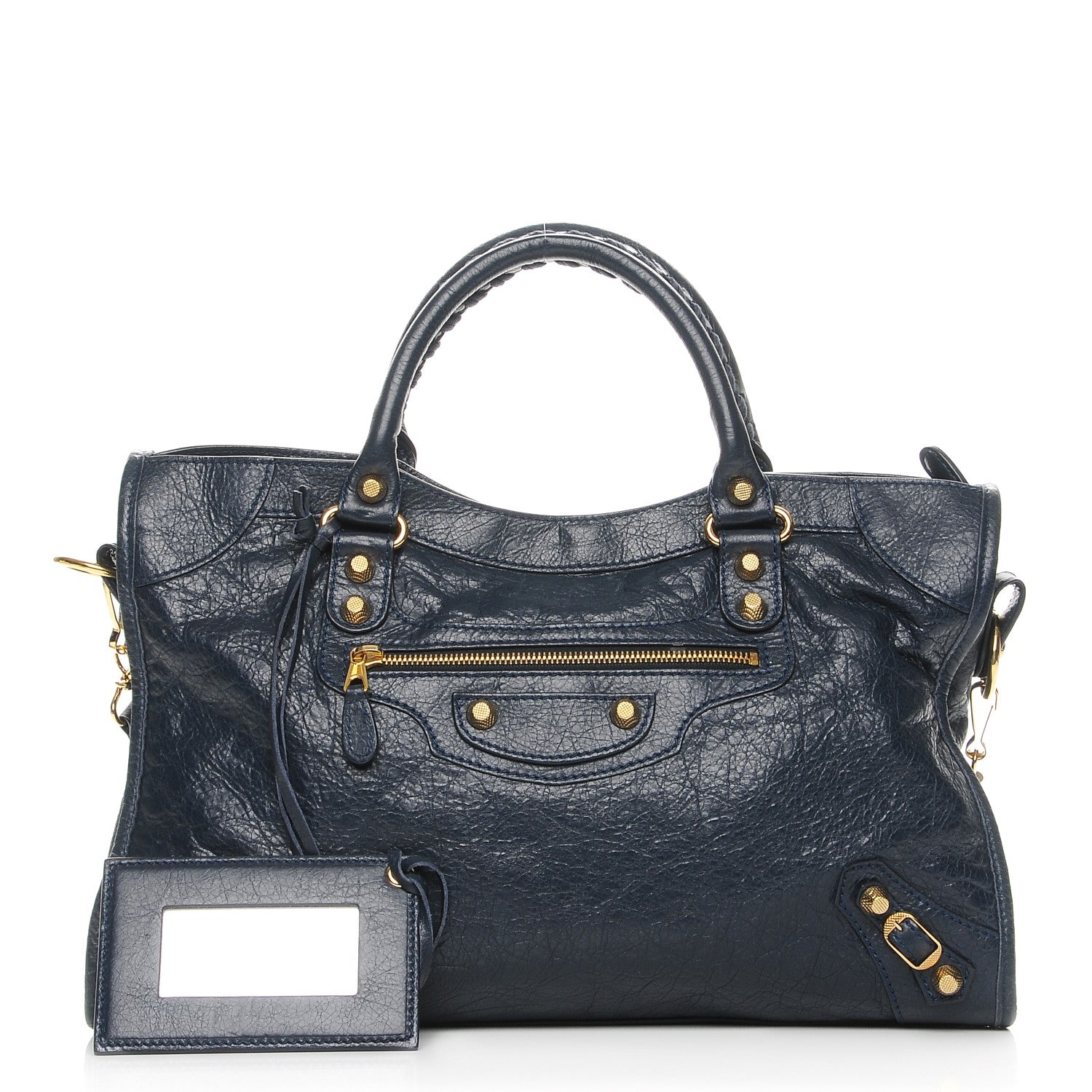 Balenciaga Agneau Giant 12 Gold Hardware City Bleu Obscur 1 of 8