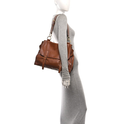 Saint Laurent Calfskin Montmarte Bag Brown 2 of 10