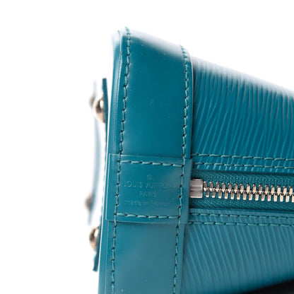 Louis Vuitton Epi Alma BB Cyan 8 of 9