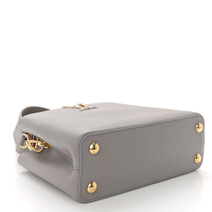 Louis Vuitton Taurillon Snakeskin Capucines BB Steeple Grey 4 of 11