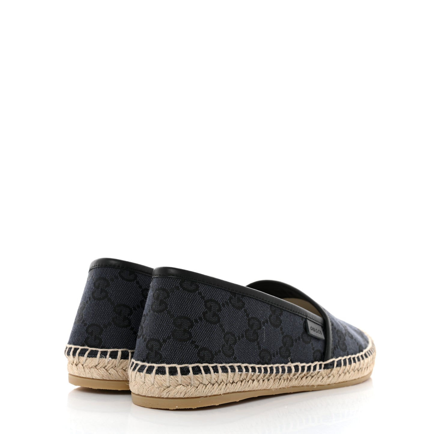 Monogram Espadrilles 38 Black