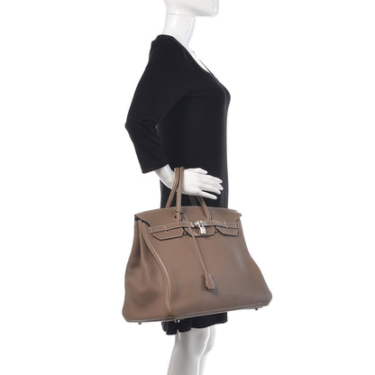 Hermes Togo Birkin 40 Etoupe 2 of 47