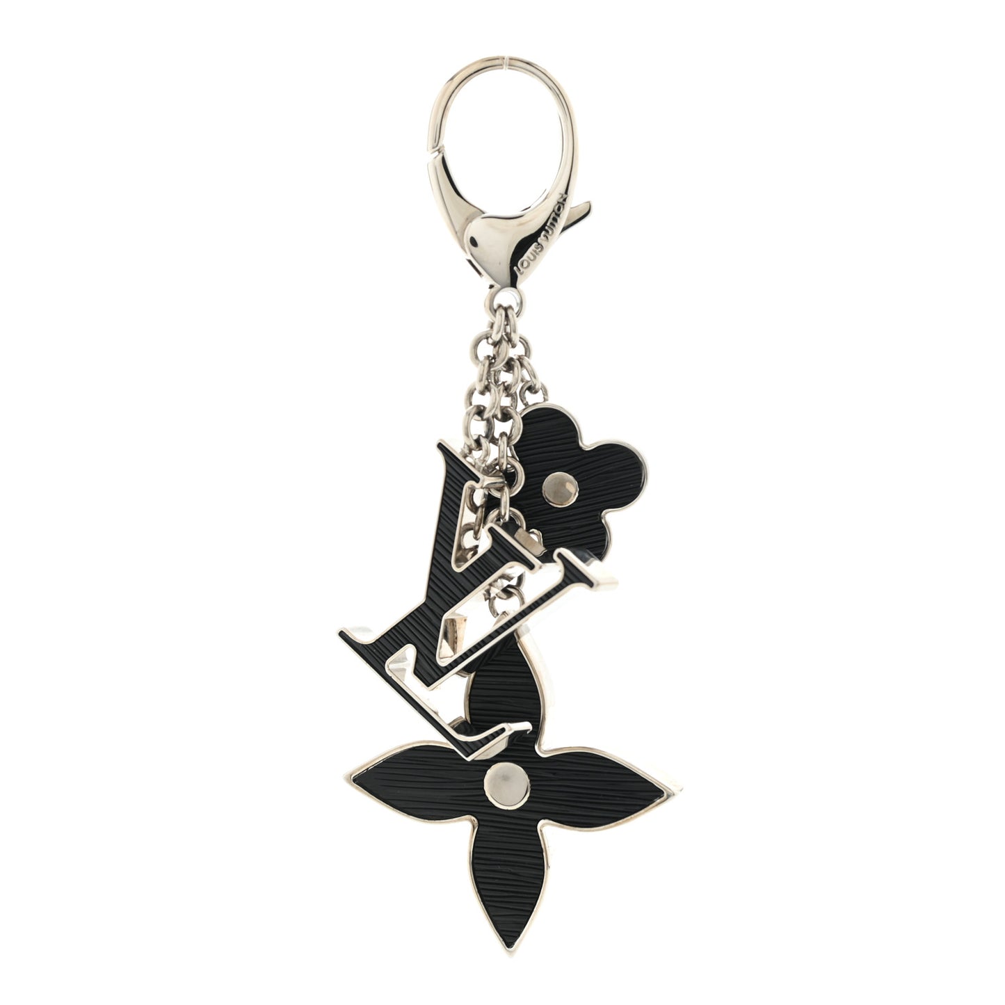 Electric Epi Fleur d'Epi Bag Charm Black