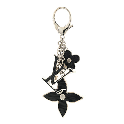 Louis Vuitton Electric Epi Fleur d'Epi Bag Charm Black 1 of 4