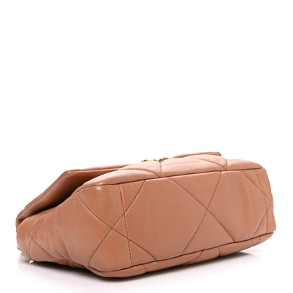 Chanel Lambskin Quilted Medium Chanel 19 Flap Brown 4 of 10