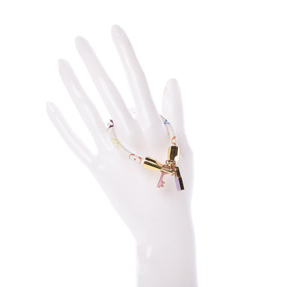 Louis Vuitton Monogram Multicolor Luck It Bracelet 17 White 2 of 4