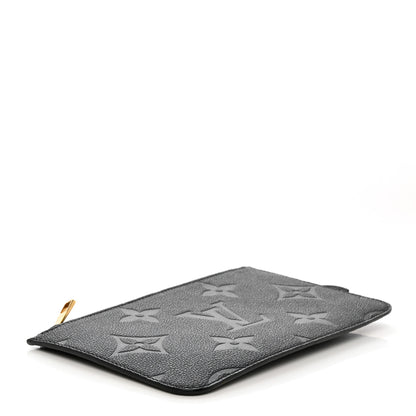 Louis Vuitton Empreinte Monogram Giant Neverfull MM Pochette Black 4 of 6