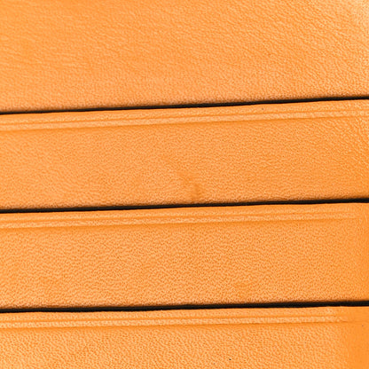 Loewe Calfskin Embossed Repeat Coin Card Holder Mandarin 8 of 12
