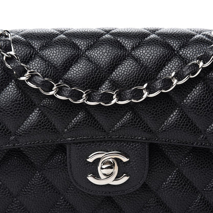 Chanel Caviar Quilted Small Double Flap Black 12 of 13