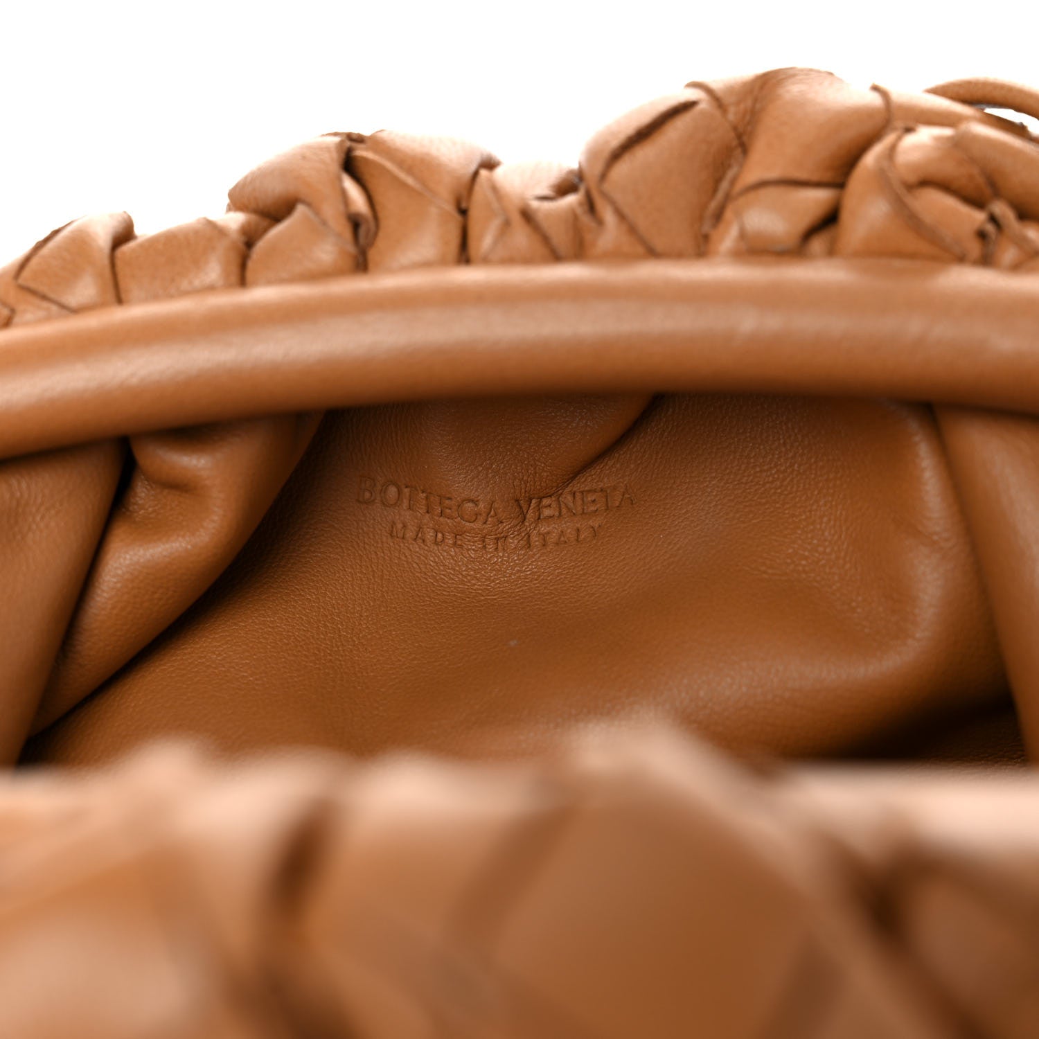 Bottega Veneta Nappa Intrecciato The Mini Pouch Carmel 5 of 11