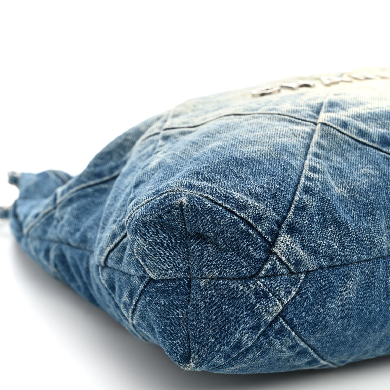 Chanel Denim Quilted Small Chanel 22 Blue 10 of 11