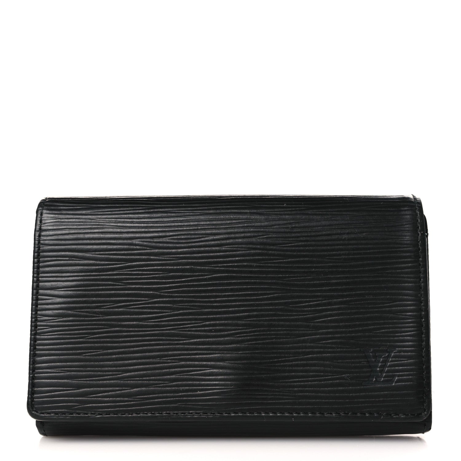 Louis Vuitton Epi Porte-Monnaie Billets Tresor Wallet Black 1 of 7