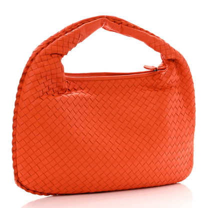 Bottega Veneta Nappa Intrecciato Medium Veneta Hobo Orange 2 of 8