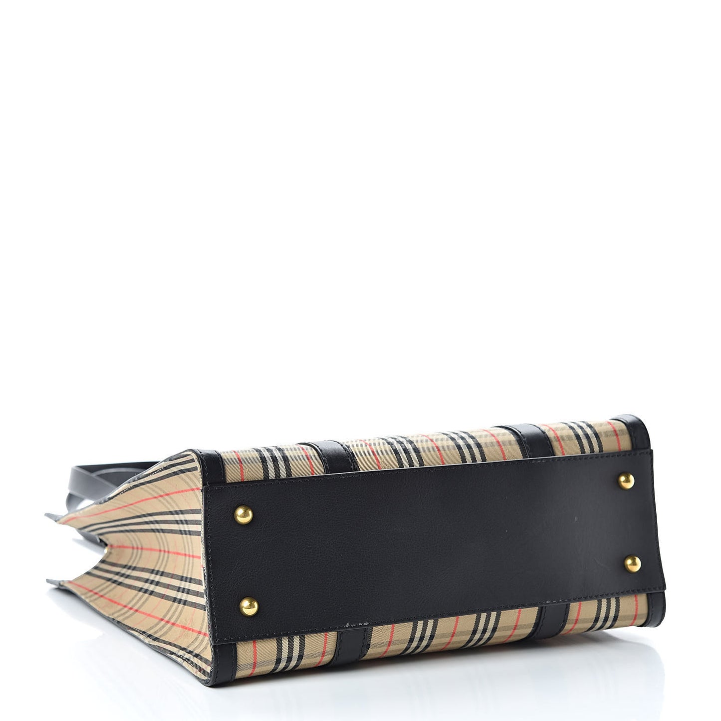 Calfskin Medium 1983 Knight Check Link Tote Brown