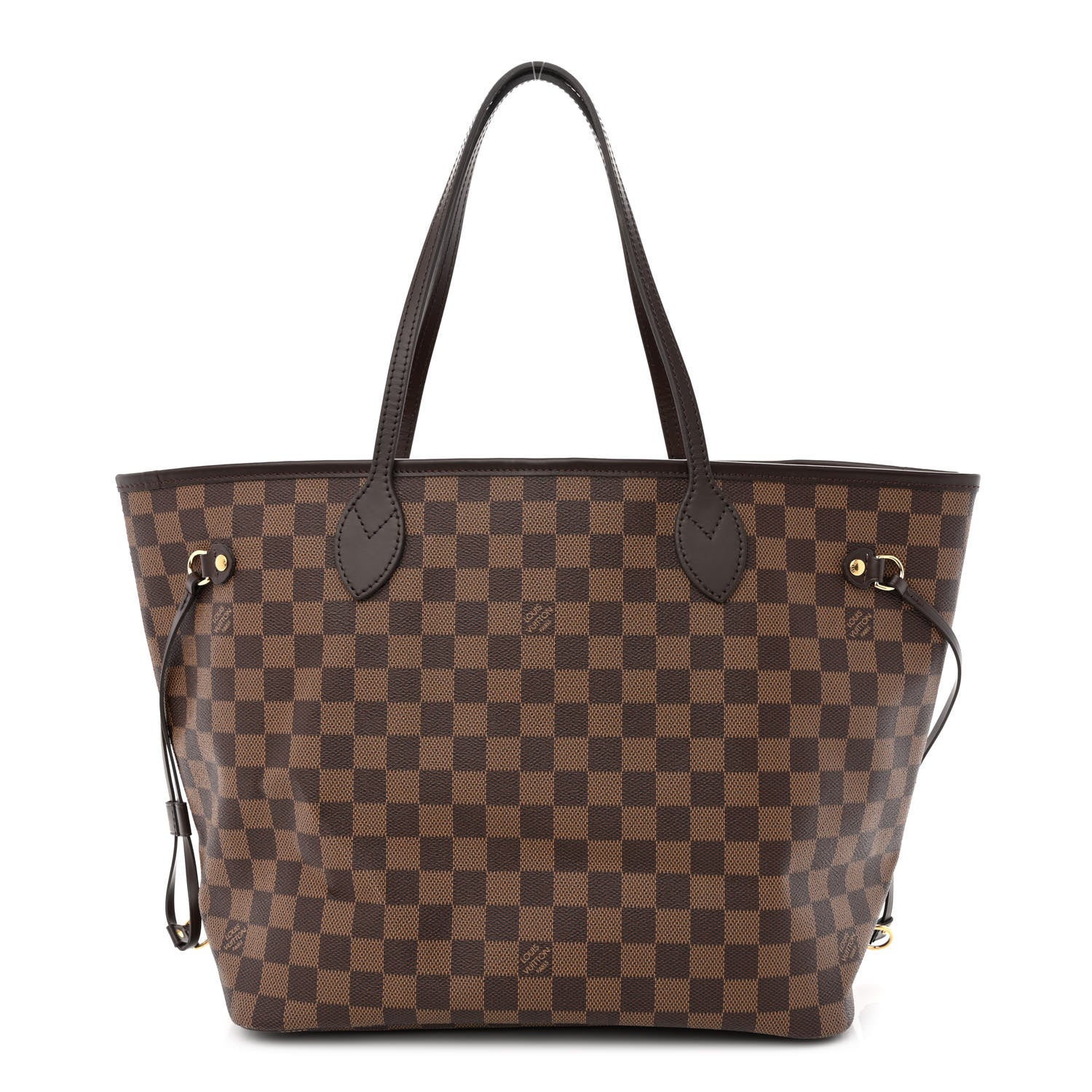 Louis Vuitton Damier Ebene Neo Neverfull MM Rose Ballerine 3 of 11