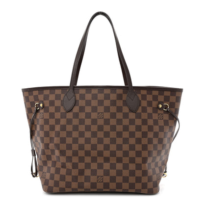 Louis Vuitton Damier Ebene Neo Neverfull MM Rose Ballerine 3 of 11