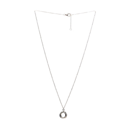 Cartier 18K Pink Yellow White Gold Diamond Trinity Pendant Necklace 3 of 4