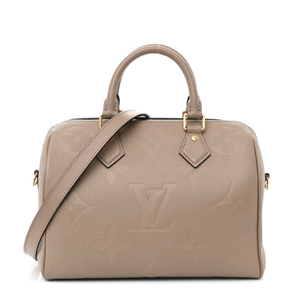 Louis Vuitton Empreinte Monogram Giant Speedy Bandouliere 25 Tourterelle 1 of 11