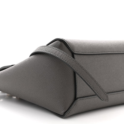 Celine Grained Calfskin Nano Belt Bag Grey 9 of 10