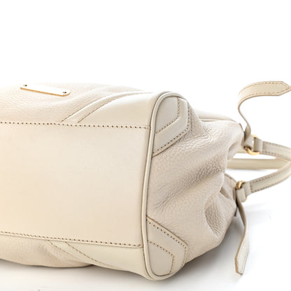 Burberry Grainy Calfskin Small Canterbury Tote Limestone 8 of 9