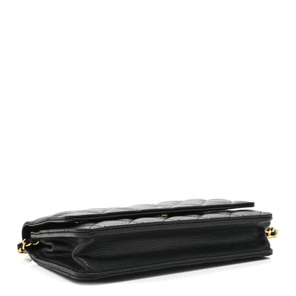 Chanel Caviar Quilted Wallet on Chain WOC Black 4 of 11