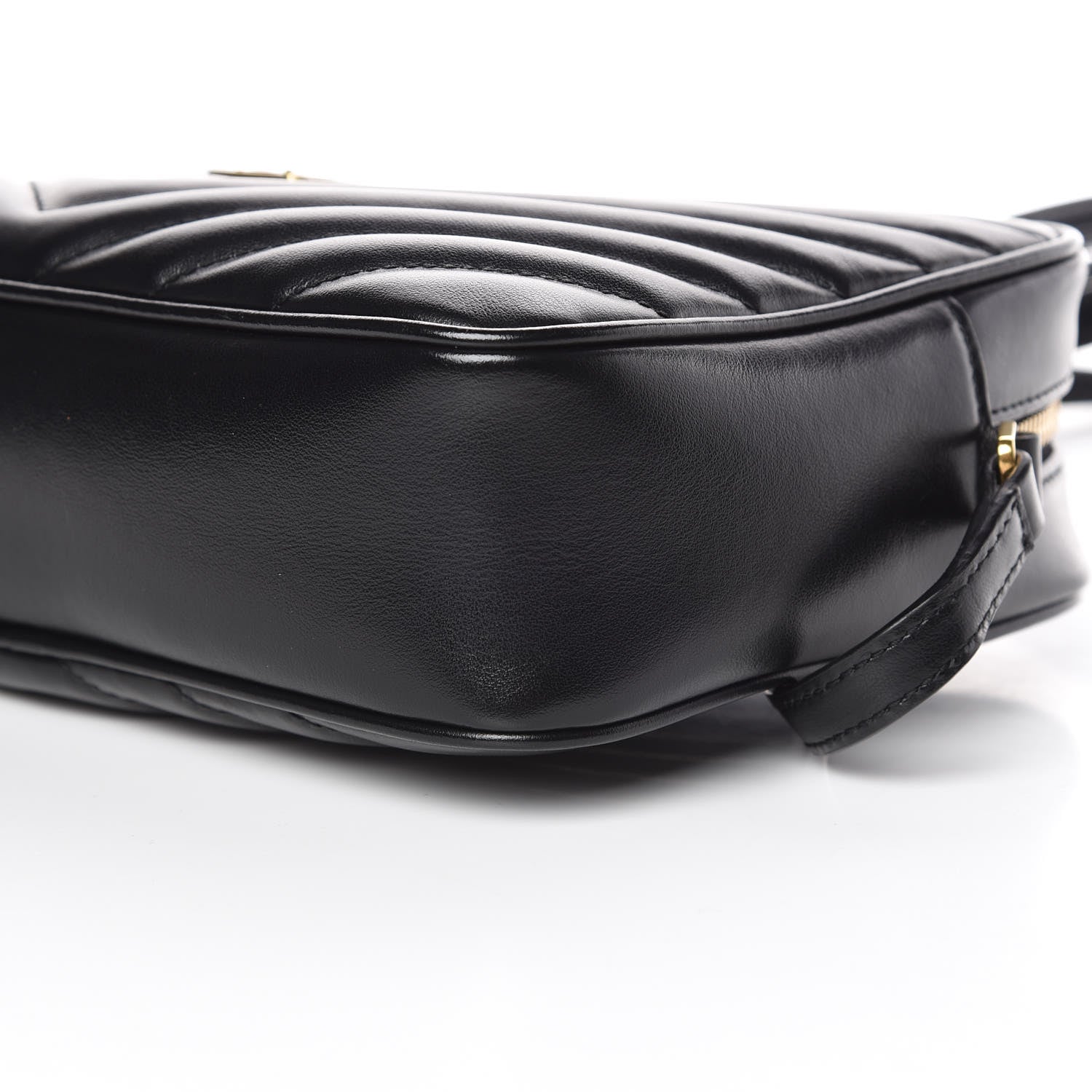 Saint Laurent Calfskin Matelasse Monogram Lou Camera Bag Black 6 of 10