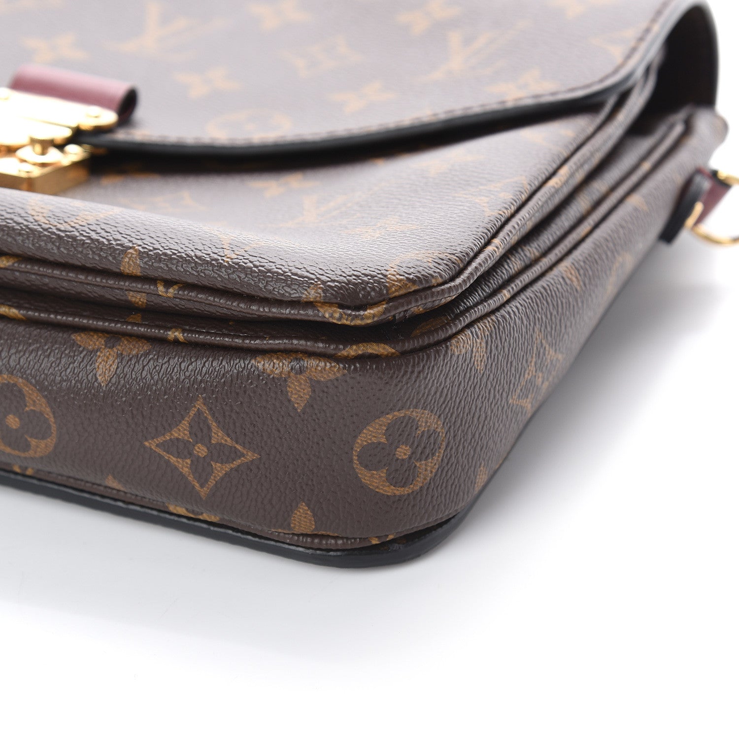Louis Vuitton Monogram Braided Pochette Metis Safran 7 of 10