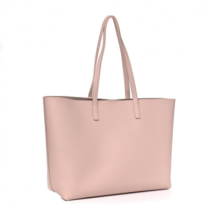 Saint Laurent Calfskin Large Shopping Tote Pale Blush 2 of 7