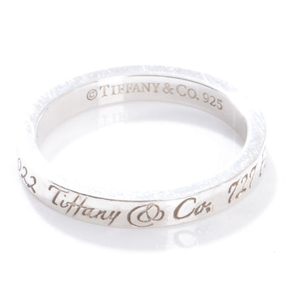 Tiffany Sterling Silver Notes Narrow Ring 7.5 3 of 6