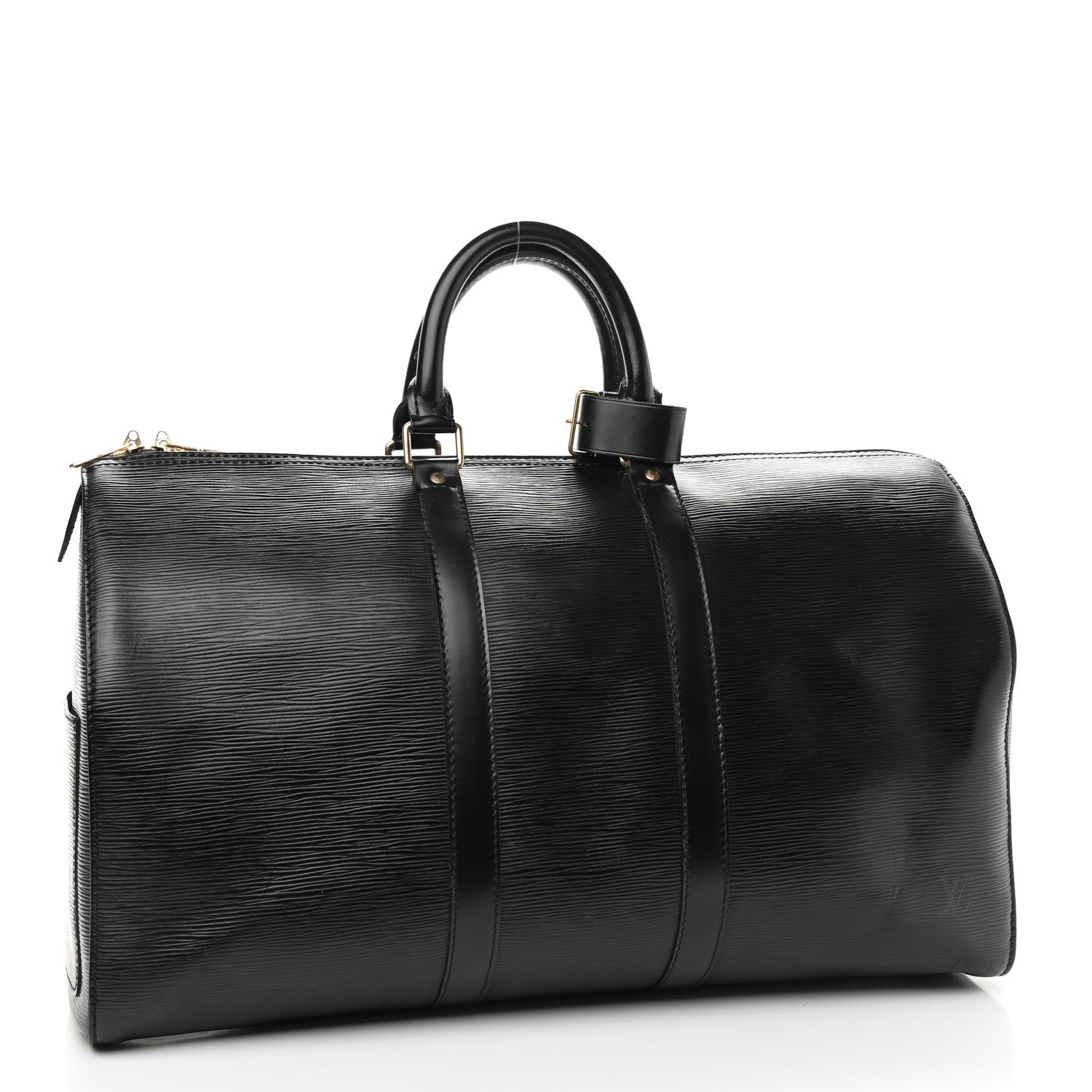 Louis Vuitton Epi Keepall 45 Black 2 of 12