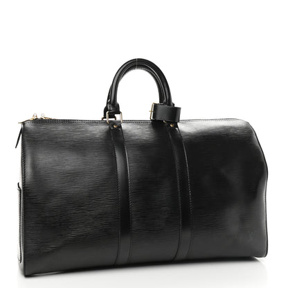 Louis Vuitton Epi Keepall 45 Black 2 of 12