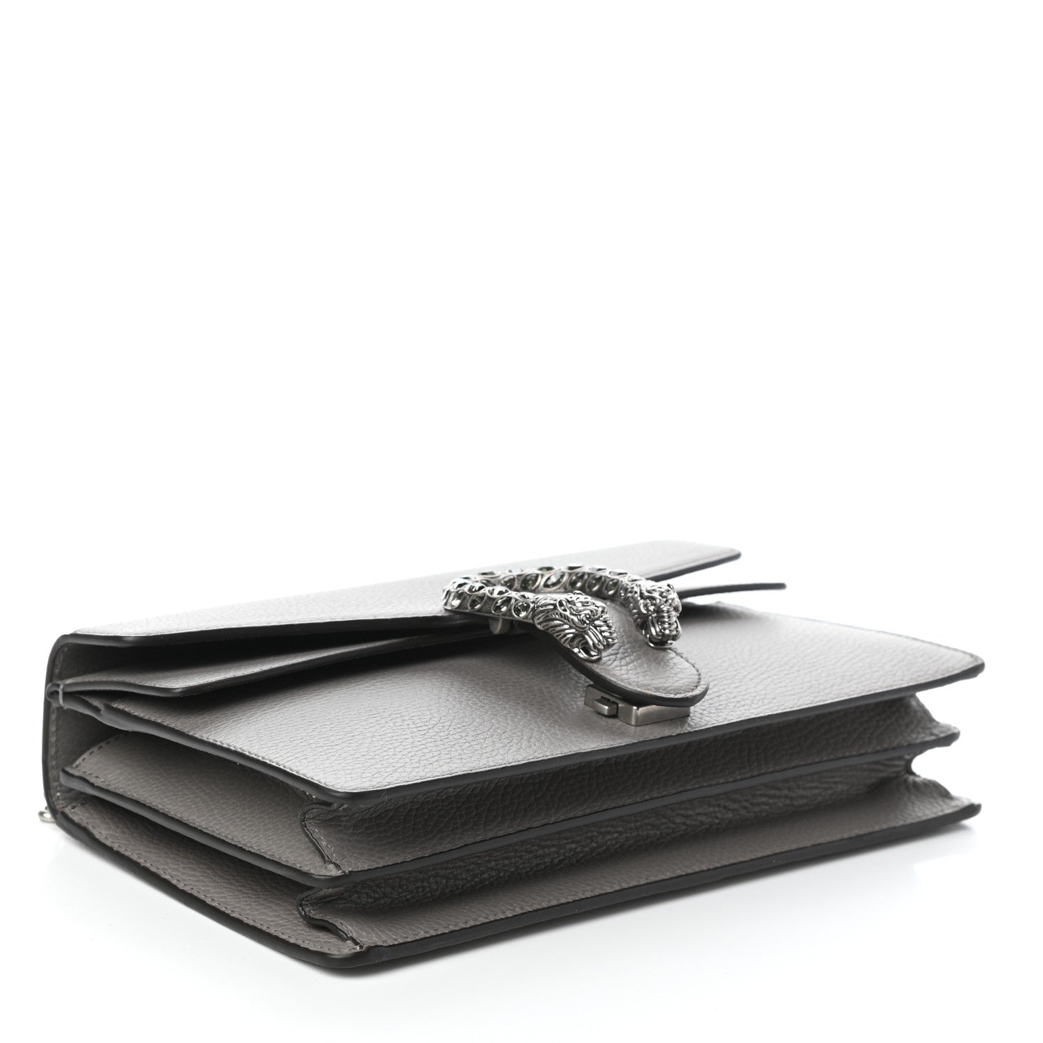 Gucci Pebbled Calfskin Small Dionysus Shoulder Bag Dusty Grey 4 of 9