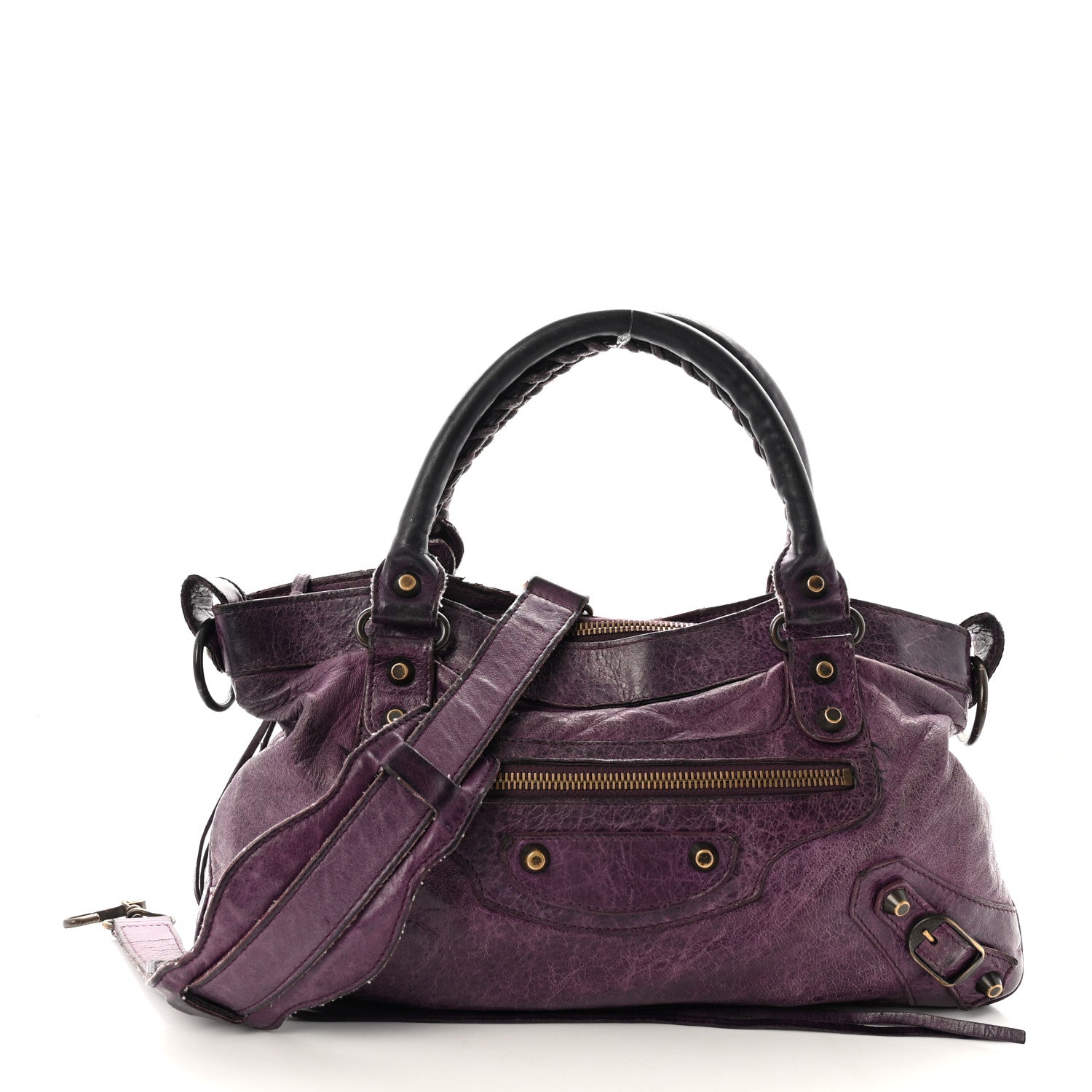Balenciaga Agneau Classic Hardware First Raisin 1 of 11
