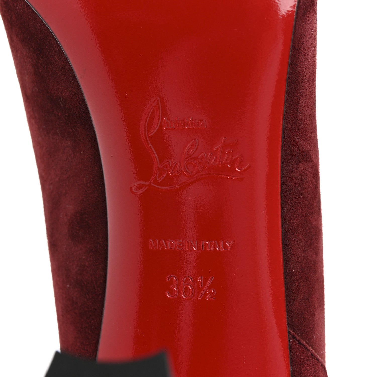 Christian Louboutin Veau Velours Calfskin Jurassic Me In The 90s 85 Ankle Boots 36.5 Tanin 7 of 9