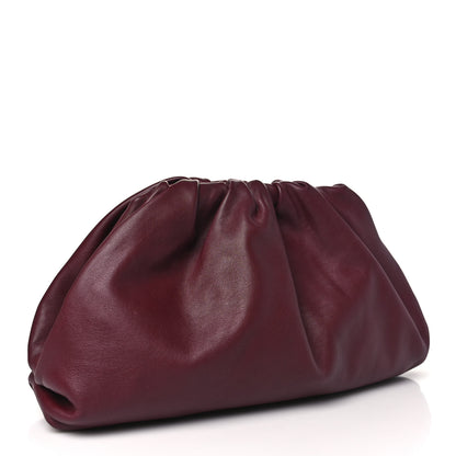 Bottega Veneta Smooth Butter Calf The Pouch Oversized Clutch Bordeaux 3 of 11