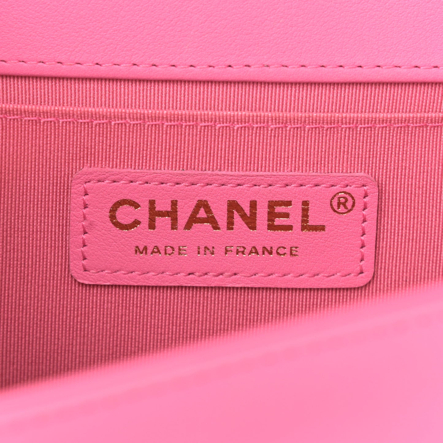 Calfskin Quilted Medium Boy Flap Pink
