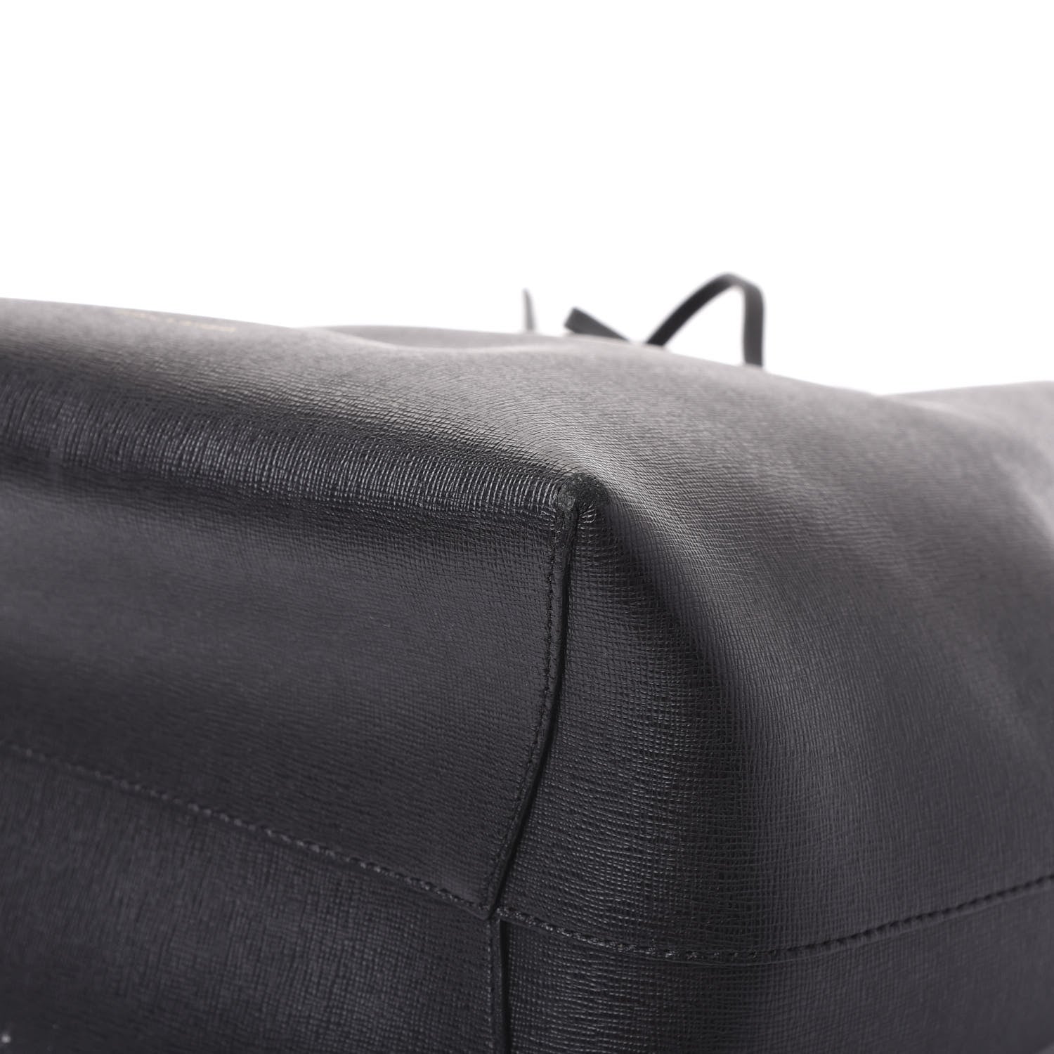 Mansur Gavriel Saffiano Bucket Bag Black Flamma 6 of 11
