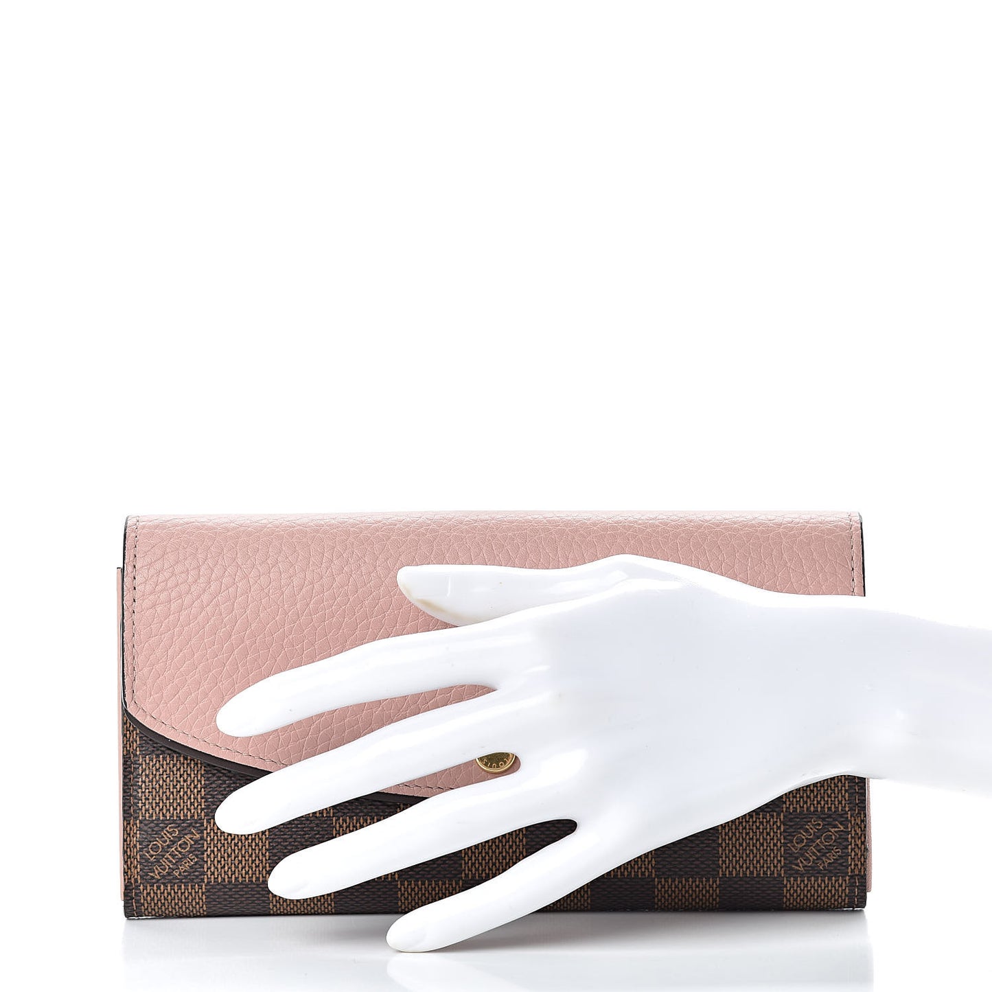 Damier Ebene Normandy Wallet Magnolia