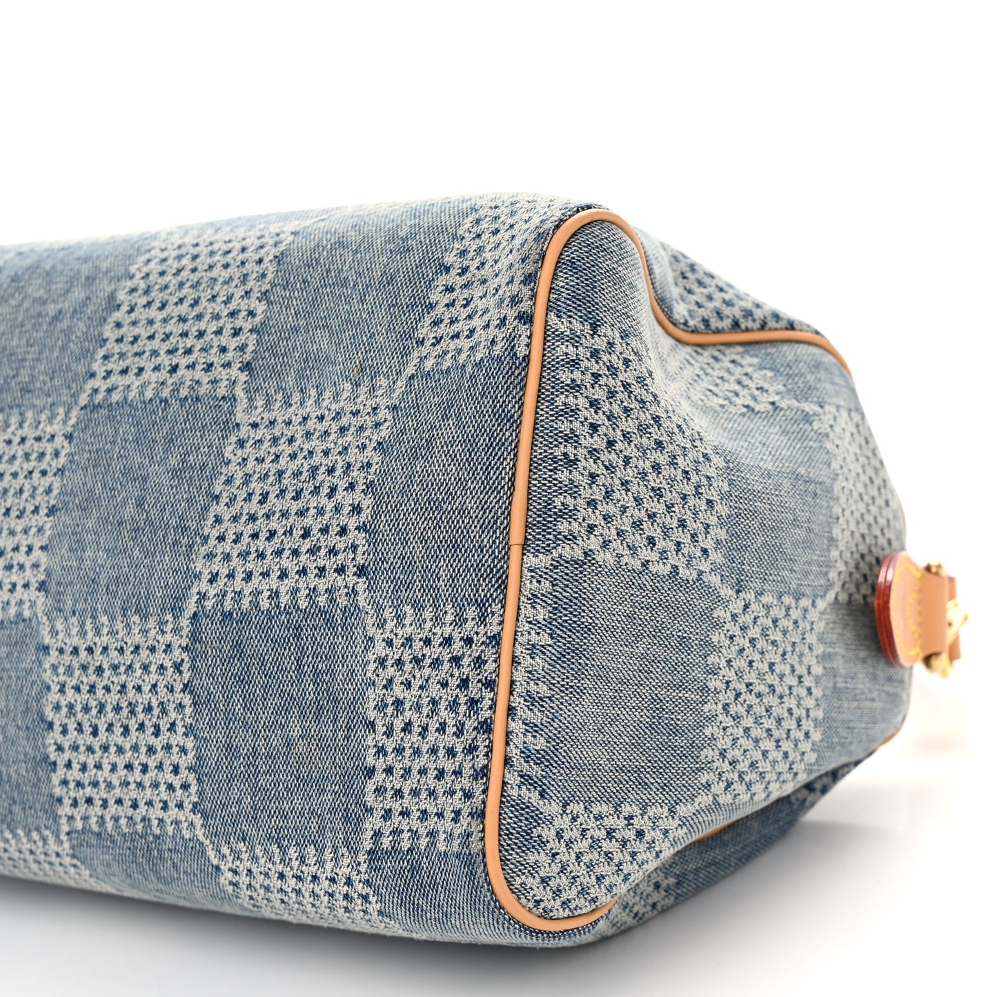 Damier Denim 3D Speedy Bandouliere 25 Bleu