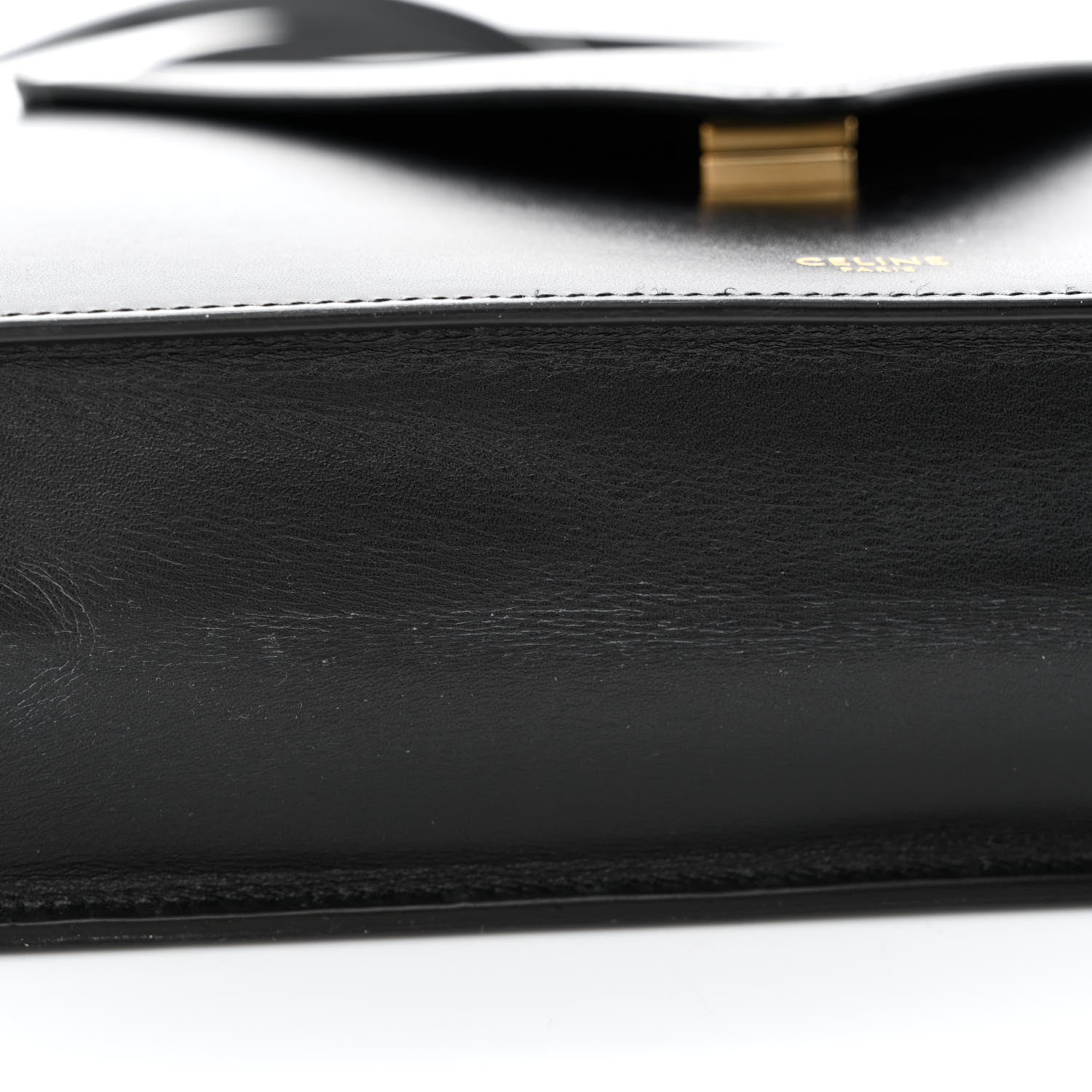Celine Smooth Calfskin Edwige Shoulder Bag Black 13 of 13