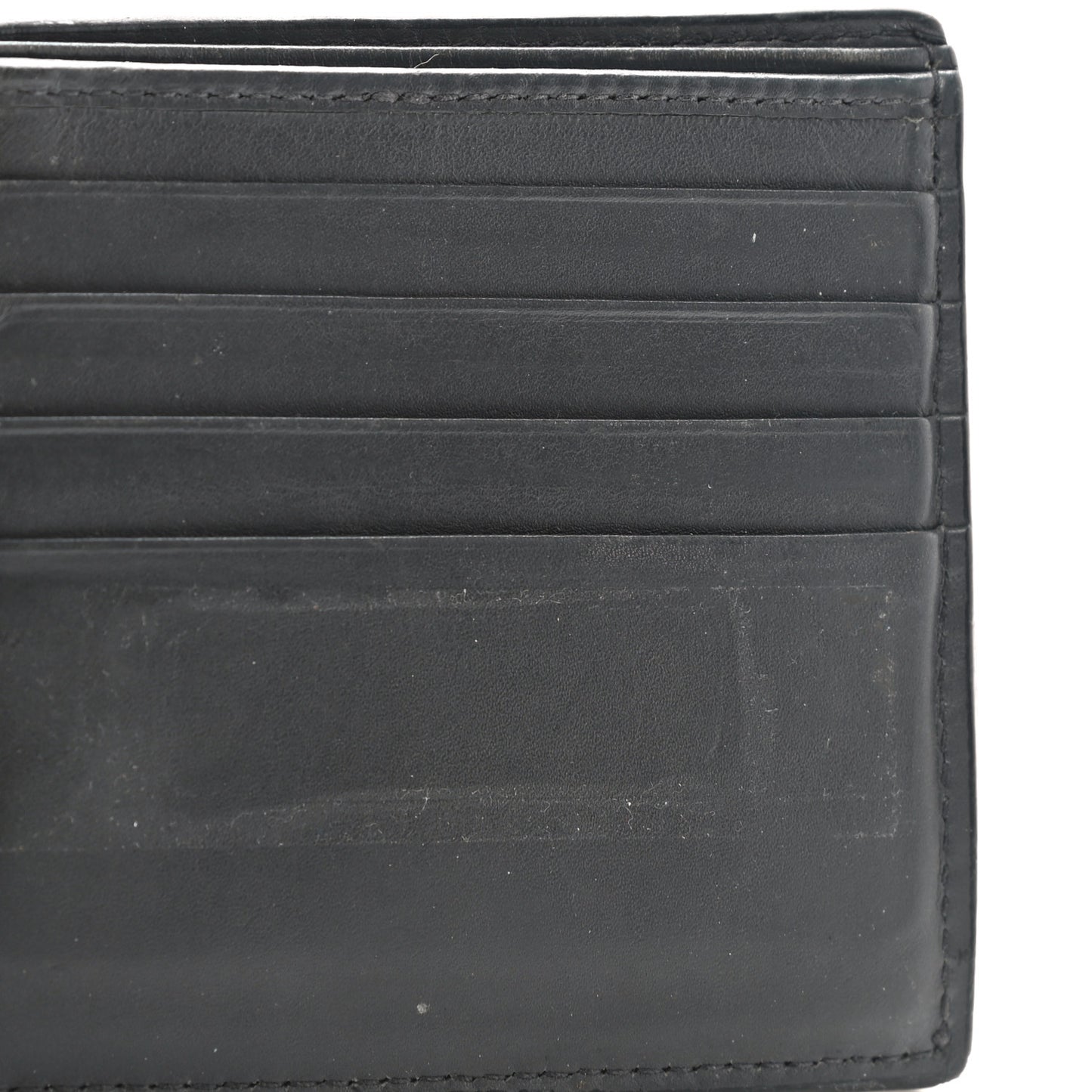 Nappa Intrecciato Bi-Fold Wallet Black